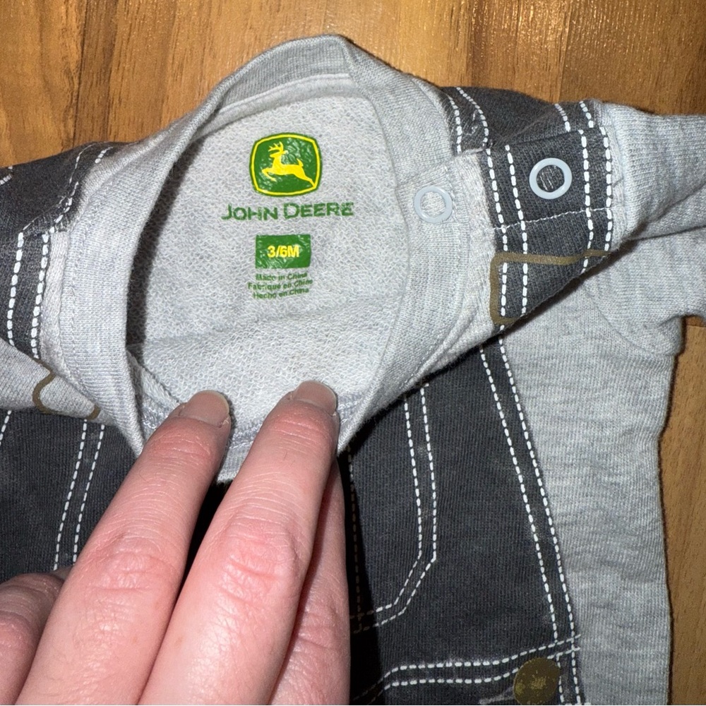 John Deere baby outfit overall style size 3-6 months boy‎ - Picture 4 of 4